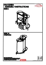 Preview for 10 page of Coaster 100654 Assembly Instructions Manual