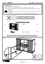 Preview for 2 page of Coaster 100775 Assembly Instructions