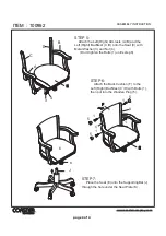 Preview for 4 page of Coaster 100952 Assembly Instruction