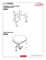 Preview for 5 page of Coaster 100952 Assembly Instructions Manual