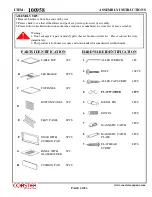 Preview for 2 page of Coaster 100958 Assembly Instructions Manual