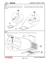 Preview for 3 page of Coaster 100958 Assembly Instructions Manual