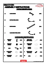 Preview for 3 page of Coaster 101064 Assembly Instructions Manual