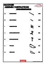 Предварительный просмотр 3 страницы Coaster 101066 Assembly Instructions Manual