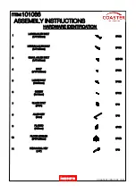 Предварительный просмотр 5 страницы Coaster 101066 Assembly Instructions Manual