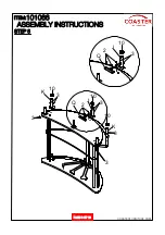 Предварительный просмотр 8 страницы Coaster 101066 Assembly Instructions Manual