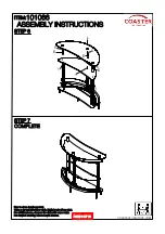 Предварительный просмотр 9 страницы Coaster 101066 Assembly Instructions Manual