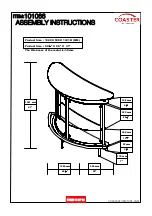 Предварительный просмотр 10 страницы Coaster 101066 Assembly Instructions Manual