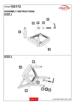 Preview for 3 page of Coaster 102172 Assembly Instructions