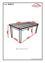 Preview for 4 page of Coaster 102721 Assembly Instructions