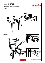 Preview for 3 page of Coaster 102722 Assembly Instructions