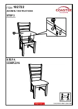 Preview for 4 page of Coaster 102722 Assembly Instructions