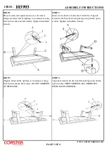 Preview for 3 page of Coaster 103993 Assembly Instructions