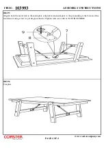 Preview for 4 page of Coaster 103993 Assembly Instructions