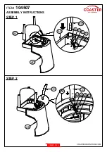 Preview for 3 page of Coaster 104507 Assembly Instructions