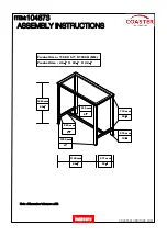 Preview for 5 page of Coaster 104873 Assembly Instructions