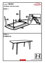 Preview for 3 page of Coaster 105351 Assembly Instructions