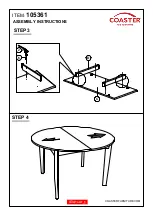 Preview for 4 page of Coaster 105361 Assembly Instructions Manual