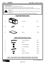 Preview for 2 page of Coaster 105365 Assembly Instructions