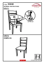 Предварительный просмотр 4 страницы Coaster 106382 Assembly Instructions