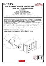 Preview for 4 page of Coaster 106475 Assembly Instructions