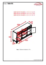 Preview for 5 page of Coaster 106475 Assembly Instructions