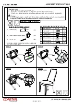 Preview for 2 page of Coaster 106583 Assembly Instructions