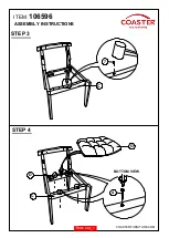 Preview for 5 page of Coaster 106596 Assembly Instructions Manual