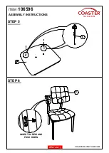 Preview for 6 page of Coaster 106596 Assembly Instructions Manual