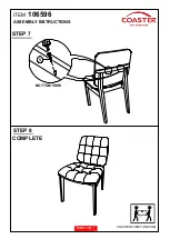 Preview for 7 page of Coaster 106596 Assembly Instructions Manual