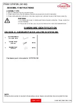 Preview for 3 page of Coaster 107872N Assembly Instructions