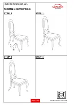 Preview for 4 page of Coaster 107872N Assembly Instructions