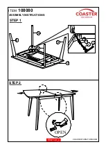 Предварительный просмотр 3 страницы Coaster 108080 Assembly Instructions Manual