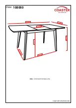 Предварительный просмотр 6 страницы Coaster 108080 Assembly Instructions Manual