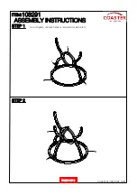 Предварительный просмотр 3 страницы Coaster 108291 Assembly Instructions Manual