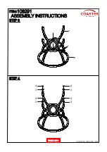 Предварительный просмотр 4 страницы Coaster 108291 Assembly Instructions Manual