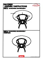 Предварительный просмотр 5 страницы Coaster 108291 Assembly Instructions Manual