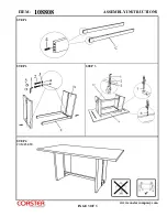 Preview for 3 page of Coaster 108808 Assembly Instructions