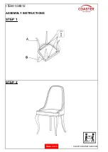 Preview for 4 page of Coaster 108812 Assembly Instructions