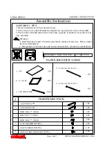 Preview for 2 page of Coaster 109211 Assembly Instruction