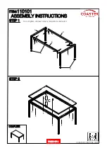 Preview for 3 page of Coaster 110101 Assembly Instructions