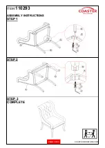 Preview for 3 page of Coaster 110293 Assembly Instructions