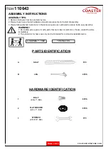 Preview for 2 page of Coaster 110643 Assembly Instructions