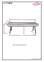 Preview for 4 page of Coaster 110643 Assembly Instructions