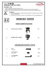 Preview for 2 page of Coaster 110649 Assembly Instructions