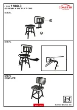 Preview for 3 page of Coaster 110649 Assembly Instructions