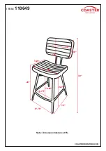 Preview for 4 page of Coaster 110649 Assembly Instructions