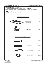 Preview for 2 page of Coaster 120361 Assembly Instructions