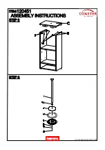 Предварительный просмотр 7 страницы Coaster 120451 Assembly Instructions Manual