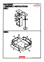 Предварительный просмотр 8 страницы Coaster 120451 Assembly Instructions Manual